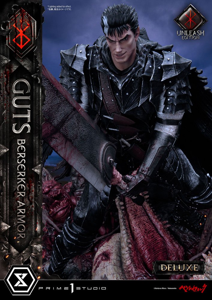 Berserk Statue 1/4 Guts Berserker Armor Unleash Edition Deluxe Version 91 cm - Prime 1 Studio Statues