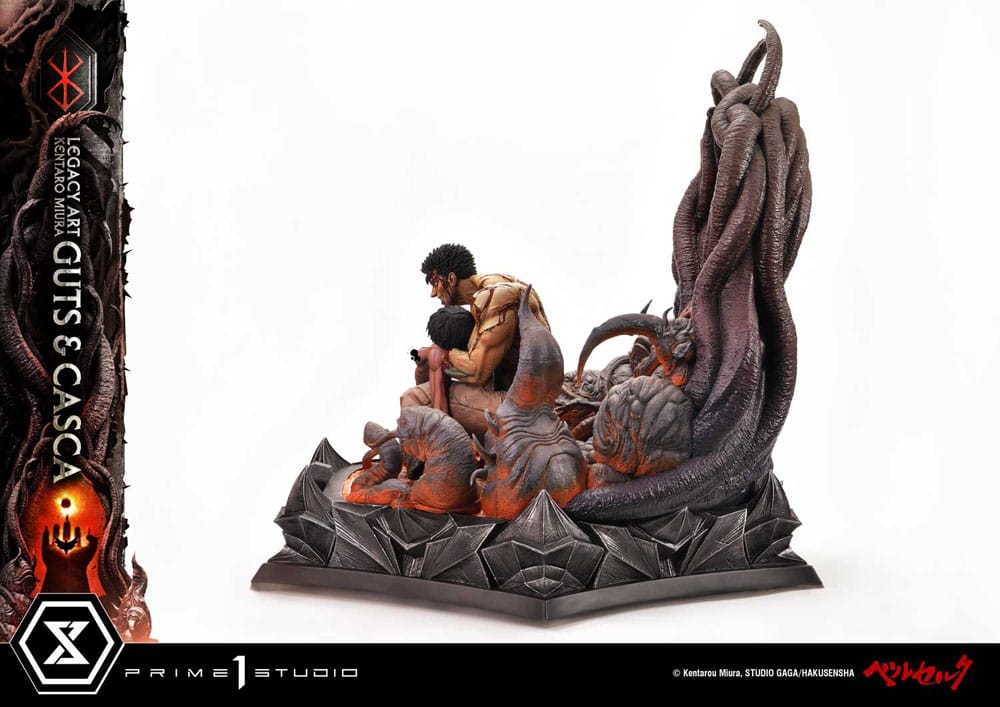Berserk Ultimate Legacy Art Kentaro Miura Statue 1/4 Guts & Casca 72 cm - Prime 1 Studio Statues