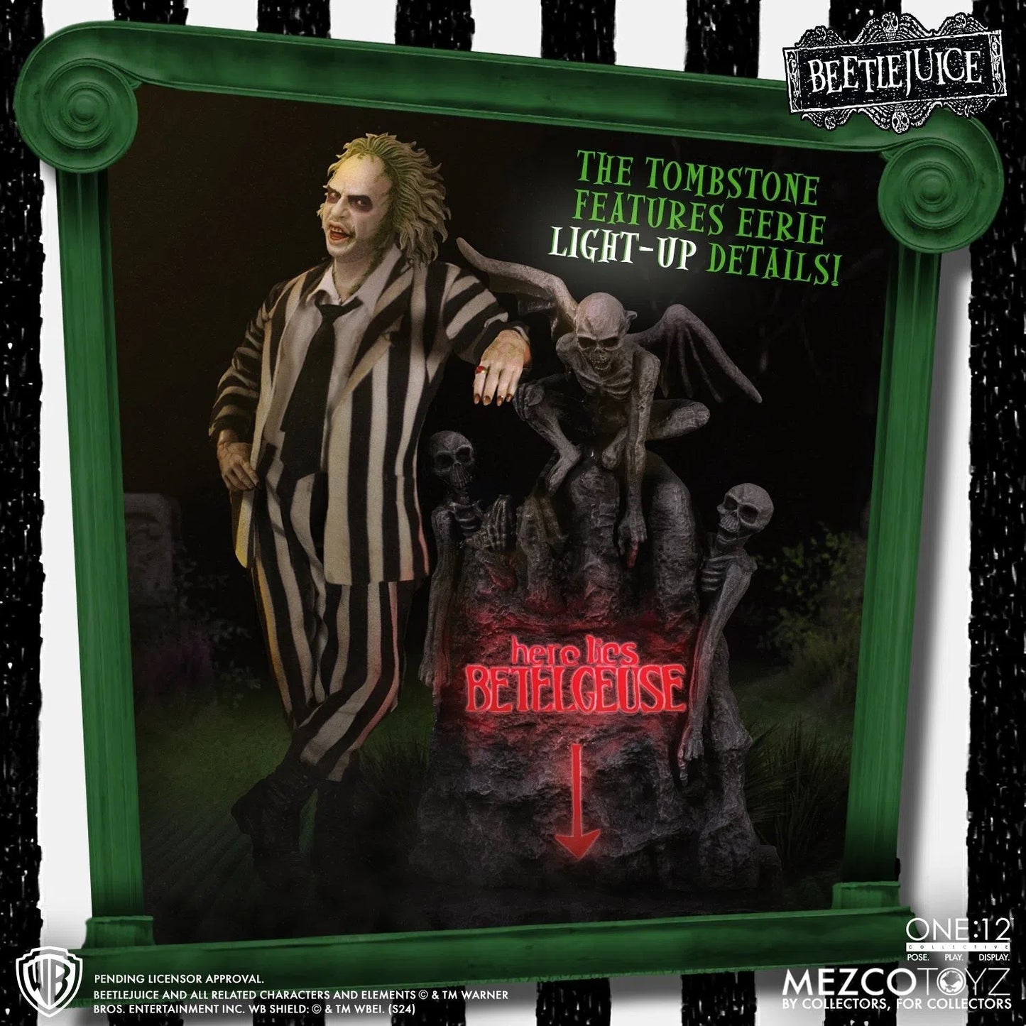 Bettlejuice: 1988: Beetlejuice: Deluxe: One:12 Collective: Action Figure Mezco
