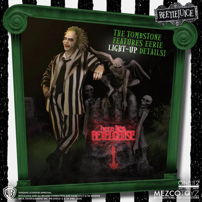 Bettlejuice: 1988: Beetlejuice: Deluxe: One:12 Collective: Action Figure - Mezco Action Figure