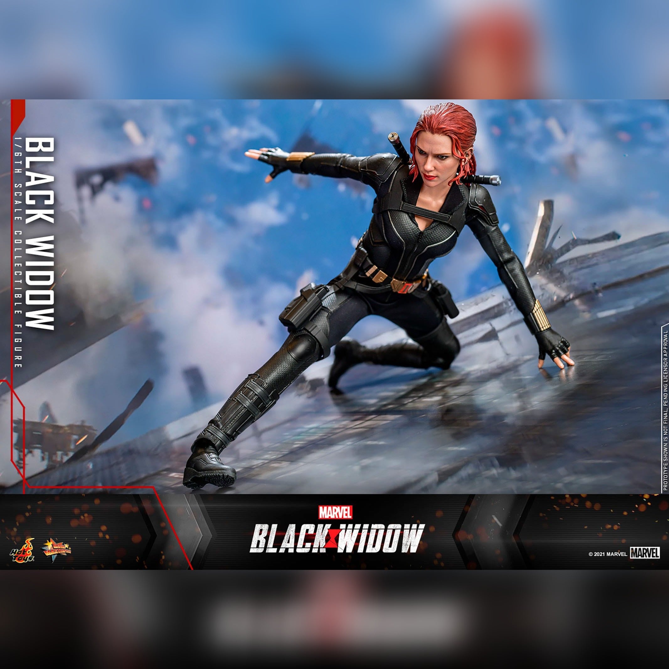 Black Widow: Black Widow (Black Suit): Special Edition: Sixth Scale figure Hot Toys