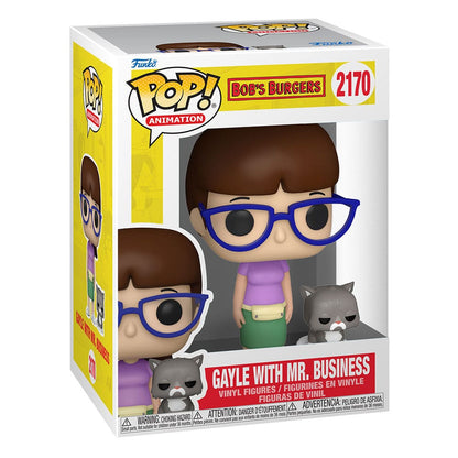 Bob's Burgers POP!&Buddy TV Vinyl Figure Gayle with Mr. Business - Funko POP! Figures