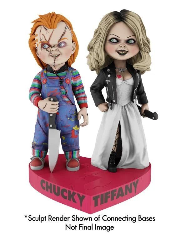 【未開封】NECA チーチ＆チョン ボブルヘッドフィギュアHEADKNOCKER Neca Bride of Chucky: Tiffany (Heart Connect Base): Head Knocker