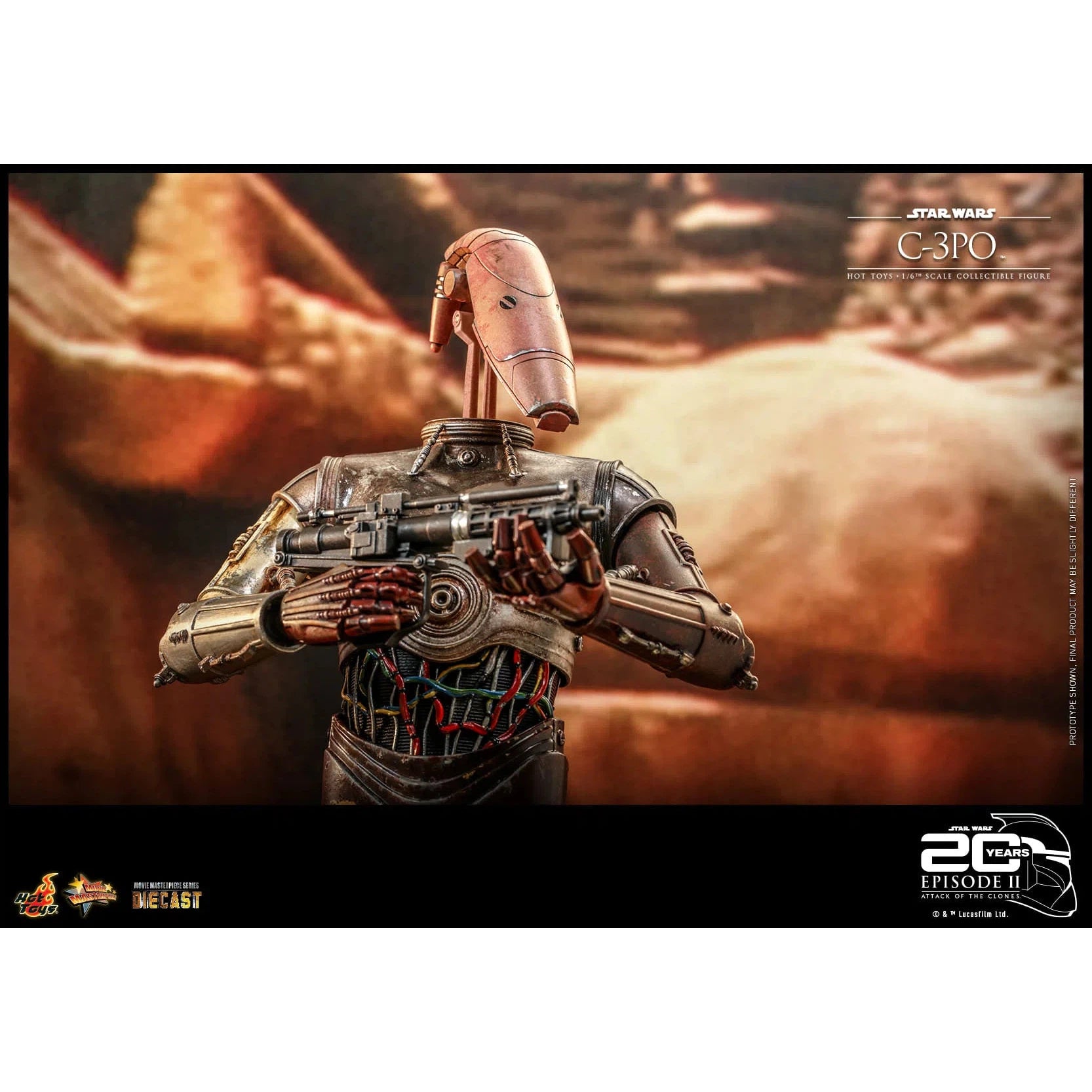 C-3PO: Star Wars: Attack Of The Clones: MMS650D46 Hot Toys