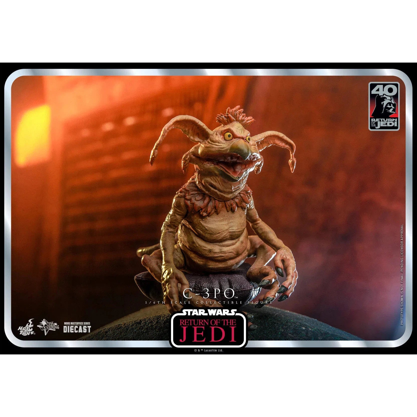 C-3PO: Star Wars: Return Of The Jedi: 40th Anniversary Hot Toys