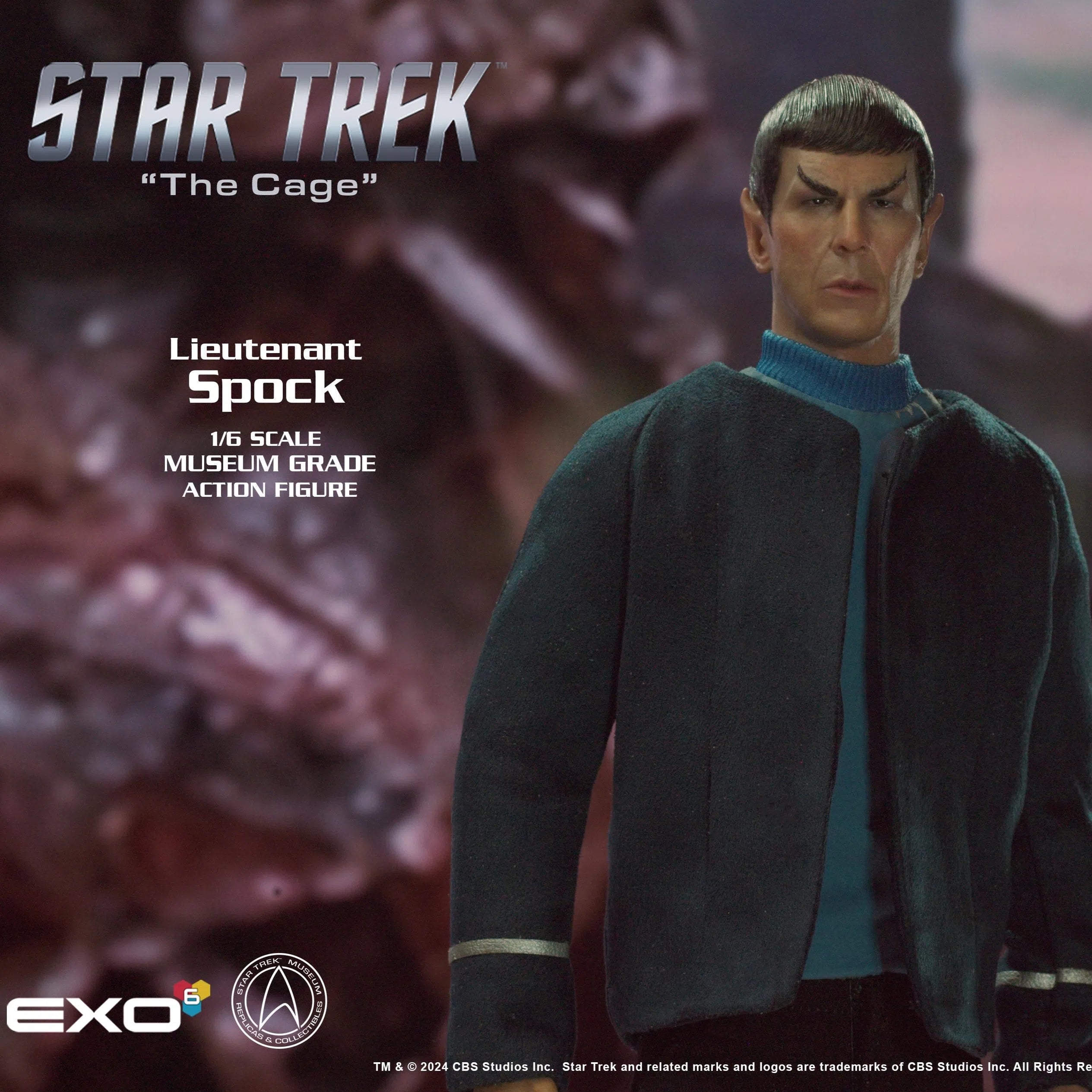 Cage Spock: Star Trek: The Original Series: Sixth Scale EXO-6