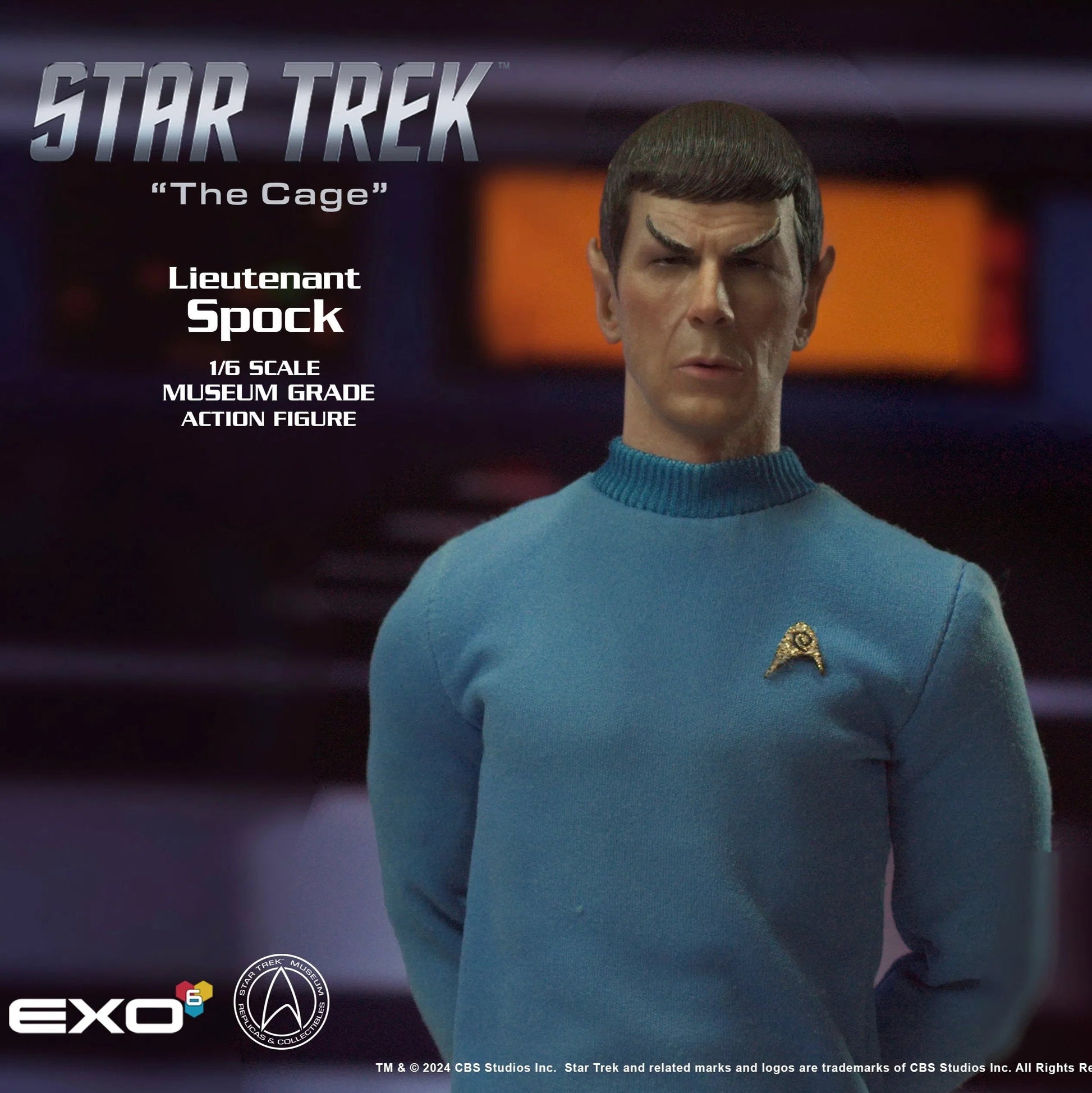 Cage Spock: Star Trek: The Original Series: Sixth Scale EXO-6