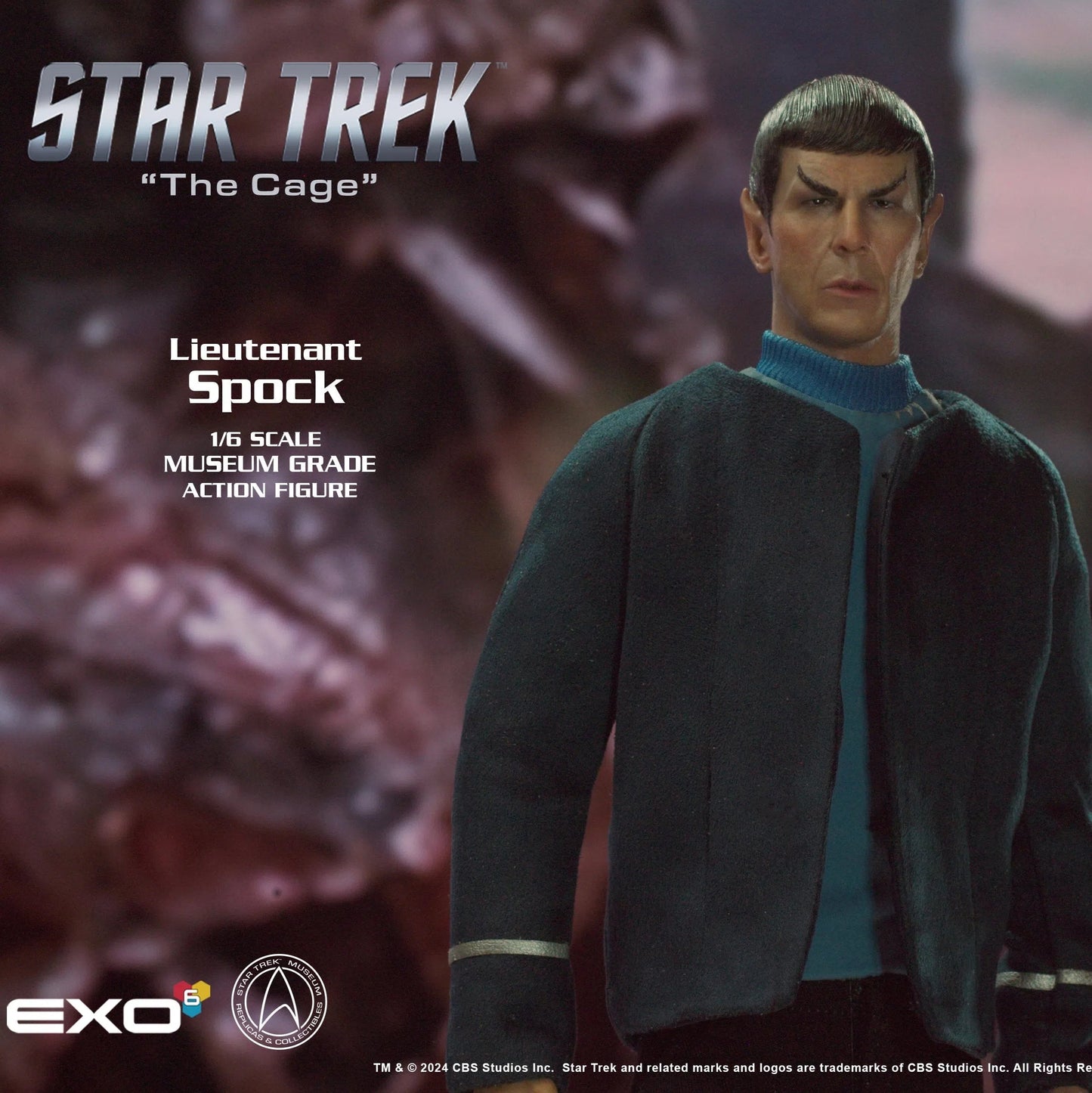 Cage Spock: Star Trek: The Original Series: Sixth Scale EXO-6