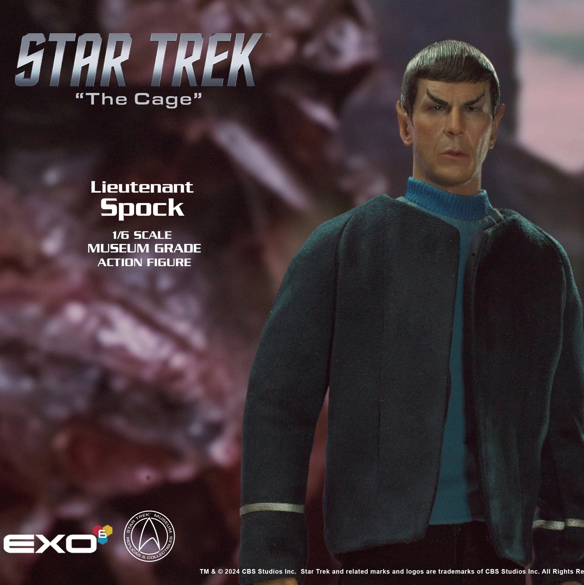 Cage Spock: Star Trek: The Original Series: Sixth Scale EXO-6