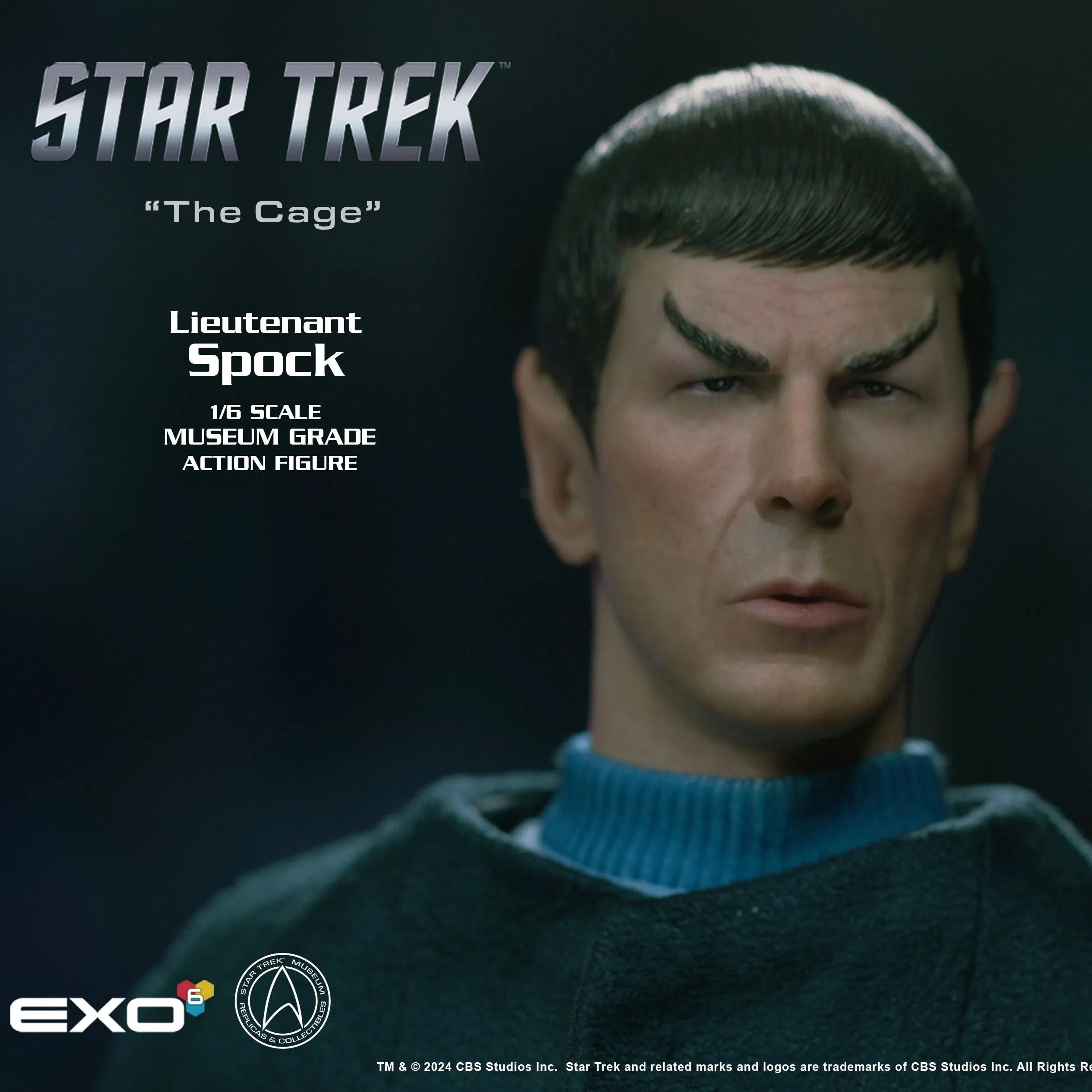 Cage Spock: Star Trek: The Original Series: Sixth Scale EXO-6