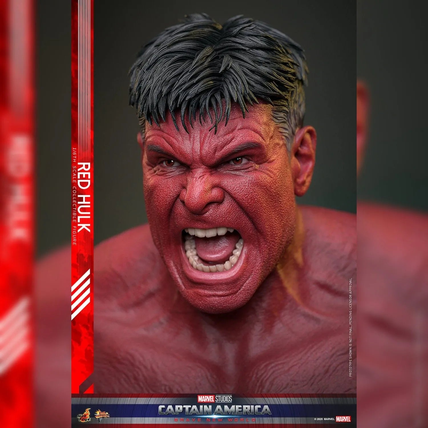 Captain America: Brave New World: Red Hulk: 1/6th Scale Action Figure: Hot Toys Hot Toys