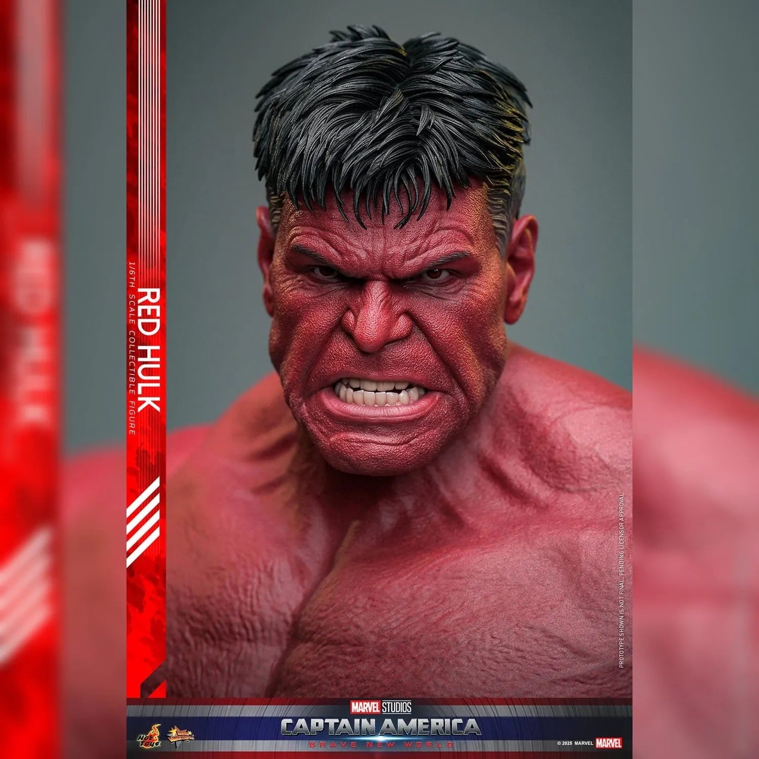 Captain America: Brave New World: Red Hulk: 1/6th Scale Action Figure: Hot Toys Hot Toys
