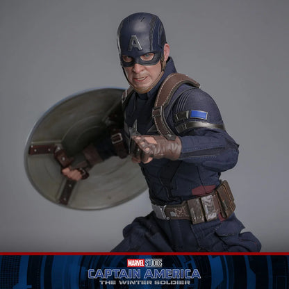 Captain America: The Winter Soldier: Captain America (Stealth S.T.R.I.K.E. Suit): 1/6th - Hot Toys Action Figures