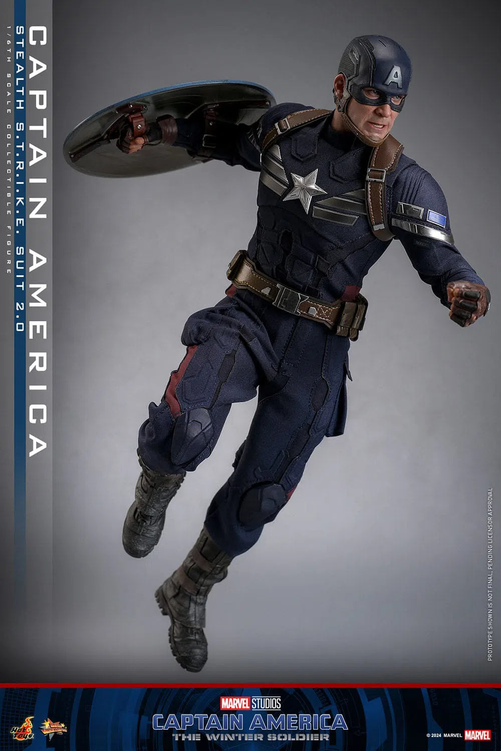 Captain America: The Winter Soldier: Captain America (Stealth S.T.R.I.K.E. Suit): 1/6th Scale Action Figure - Hot Toys Action Figure