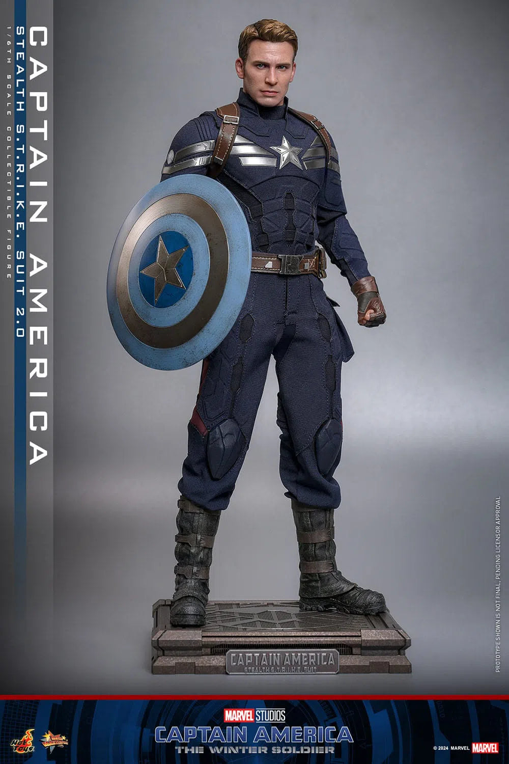 Captain America: The Winter Soldier: Captain America (Stealth S.T.R.I.K.E. Suit): 1/6th Scale Action Figure: Hot Toys Hot Toys