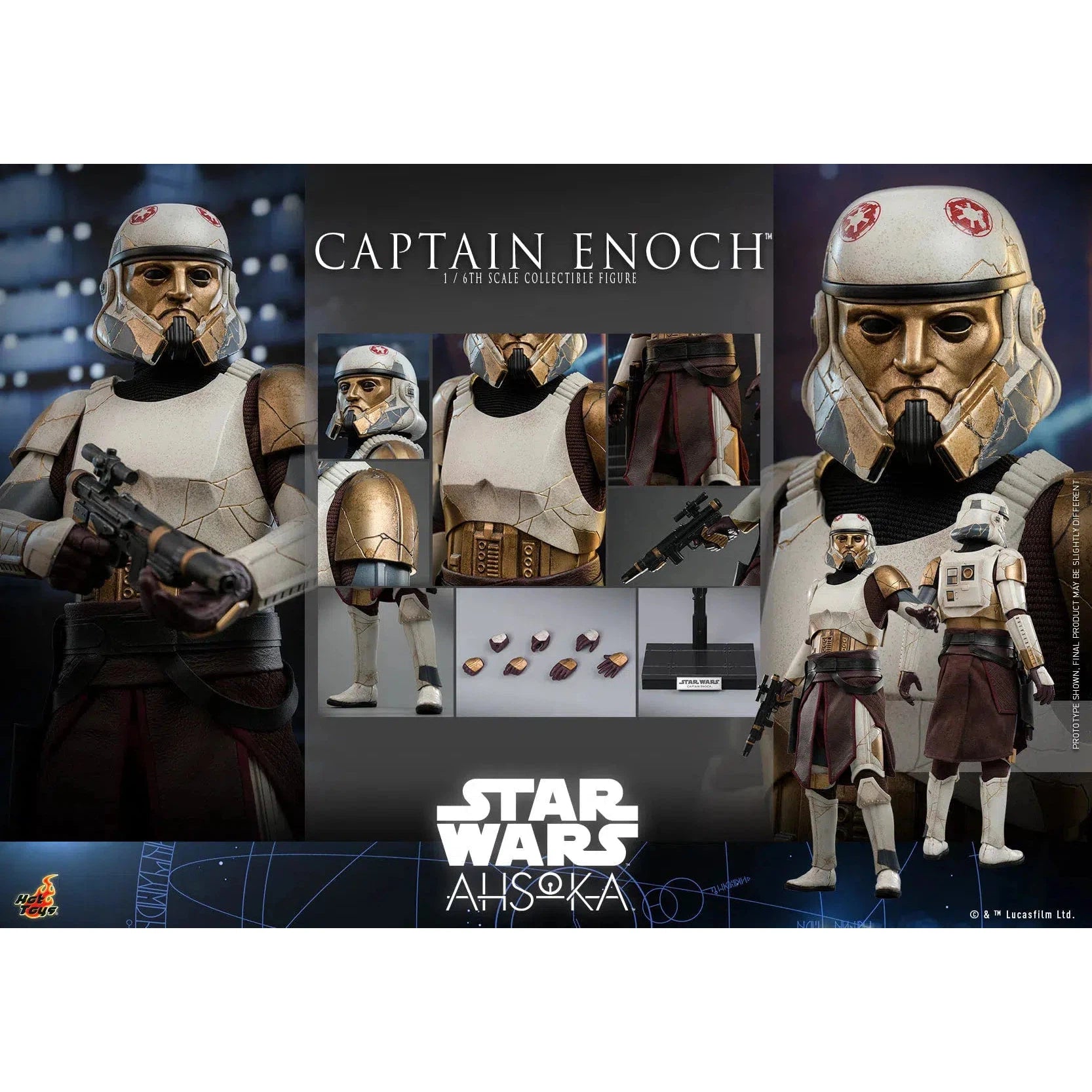 Captain Enoch: Star Wars: Ahsoka: Hot Toys Hot Toys
