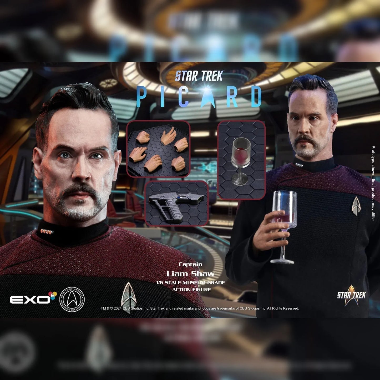 Captain Liam Shaw: Star Trek: Picard: Sixth Scale EXO-6