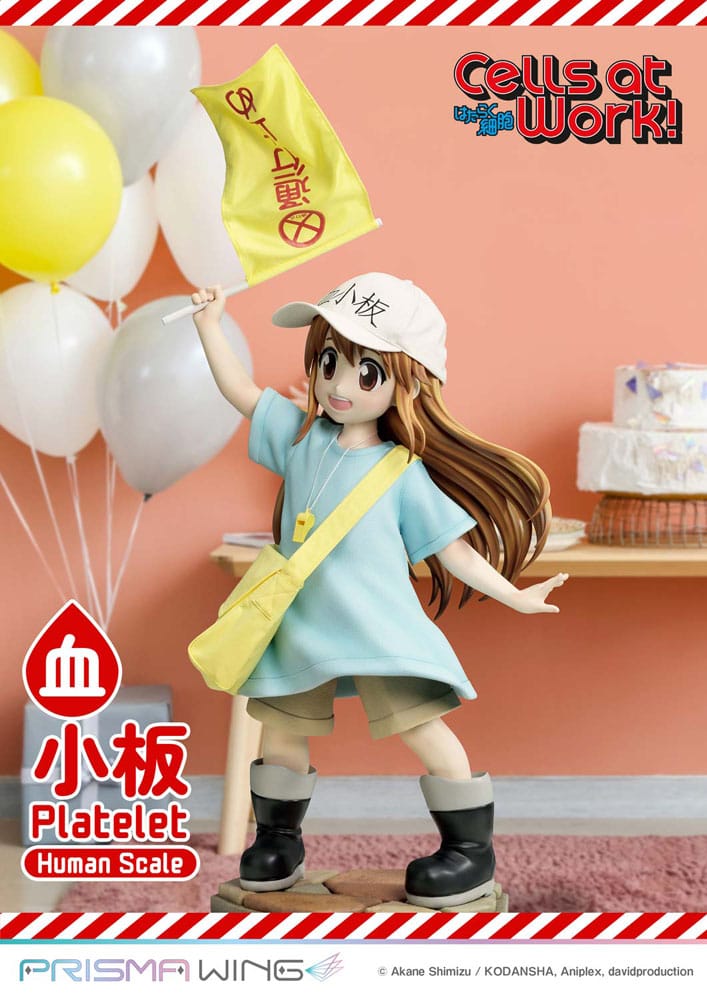 Cells at Work! Life Scale Masterline Series Statue Platelet 100 cm - Prime 1 Studio Statues