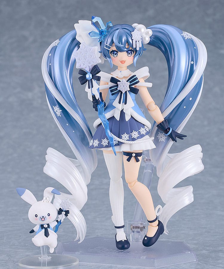 Character Vocal Series 01: Hatsune Miku Figma Action Figure Snow Miku: Crystal Snow Ver. 13 cm - Good Smile Company Action figures