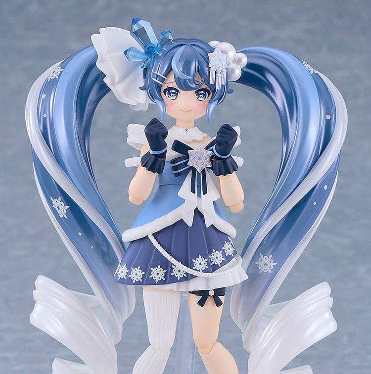 Character Vocal Series 01: Hatsune Miku Figma Action Figure Snow Miku: Crystal Snow Ver. 13 cm - Good Smile Company Action figures