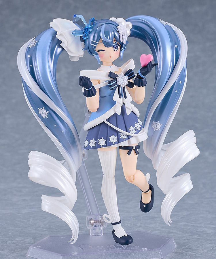 Character Vocal Series 01: Hatsune Miku Figma Action Figure Snow Miku: Crystal Snow Ver. 13 cm - Good Smile Company Action figures