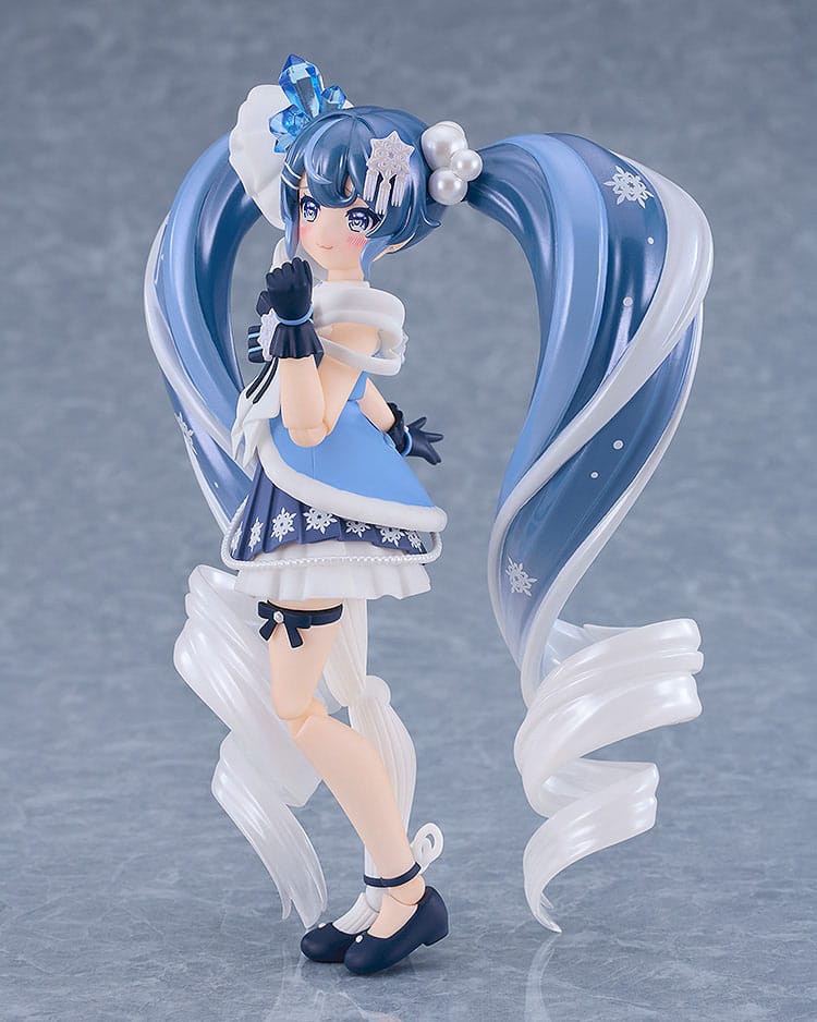 Character Vocal Series 01: Hatsune Miku Figma Action Figure Snow Miku: Crystal Snow Ver. 13 cm - Good Smile Company Action figures