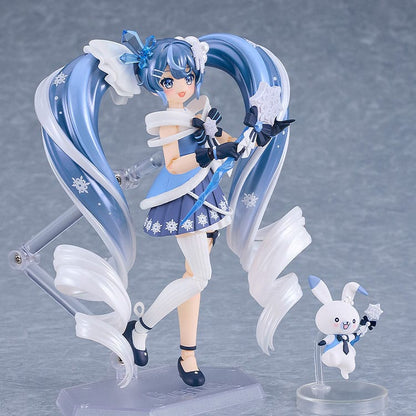Character Vocal Series 01: Hatsune Miku Figma Action Figure Snow Miku: Crystal Snow Ver. 13 cm - Good Smile Company Action figures