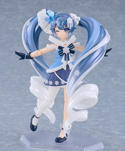 Character Vocal Series 01: Hatsune Miku Figma Action Figure Snow Miku: Crystal Snow Ver. 13 cm - Good Smile Company Action figures