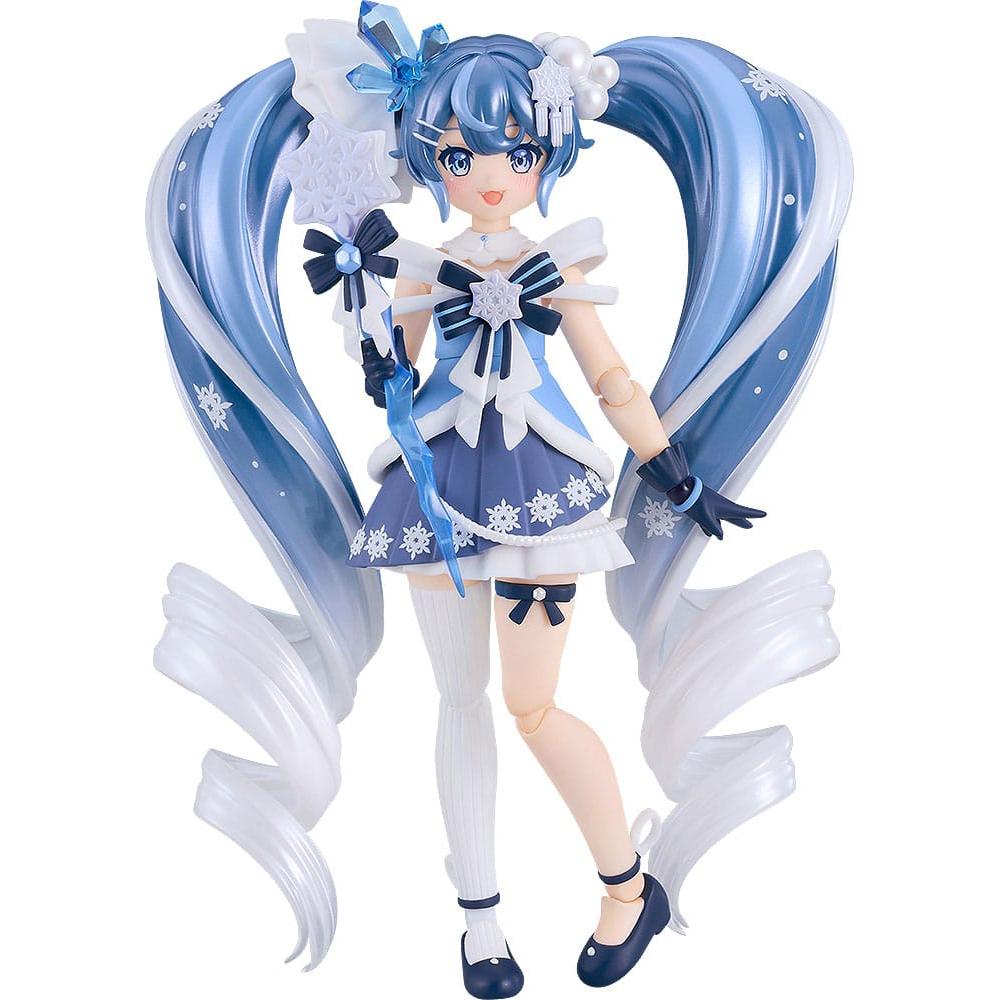Character Vocal Series 01: Hatsune Miku Figma Action Figure Snow Miku: Crystal Snow Ver. 13 cm - Good Smile Company Action figures
