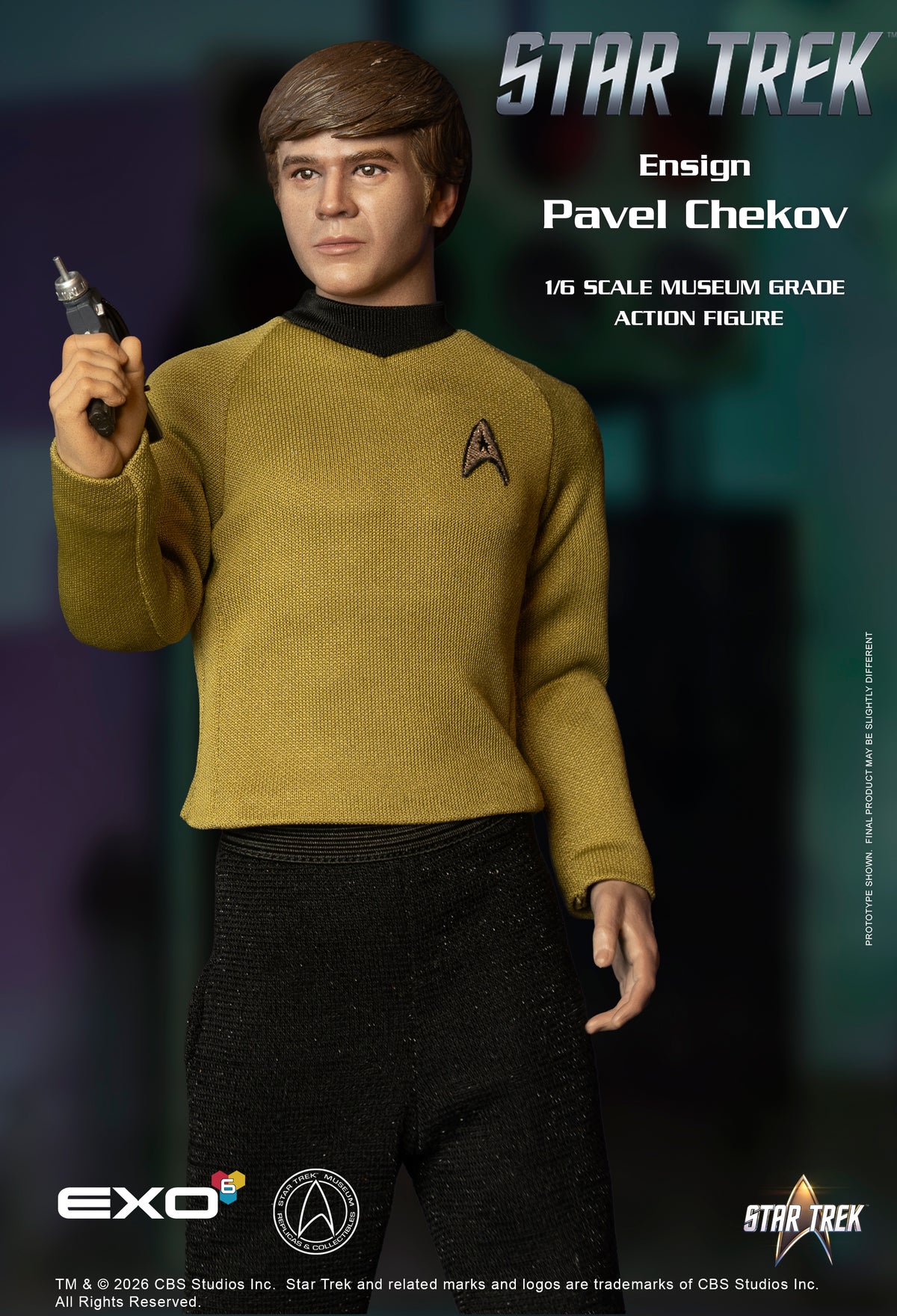Star Trek: The Original Series Ensign Pavel Chekov 1/6 Scale Action Figure