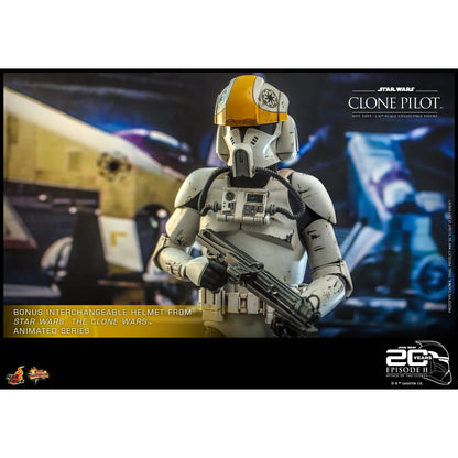 Clone Pilot: Star Wars: Attack Of The Clones: MMS648 - Hot Toys Action Figure
