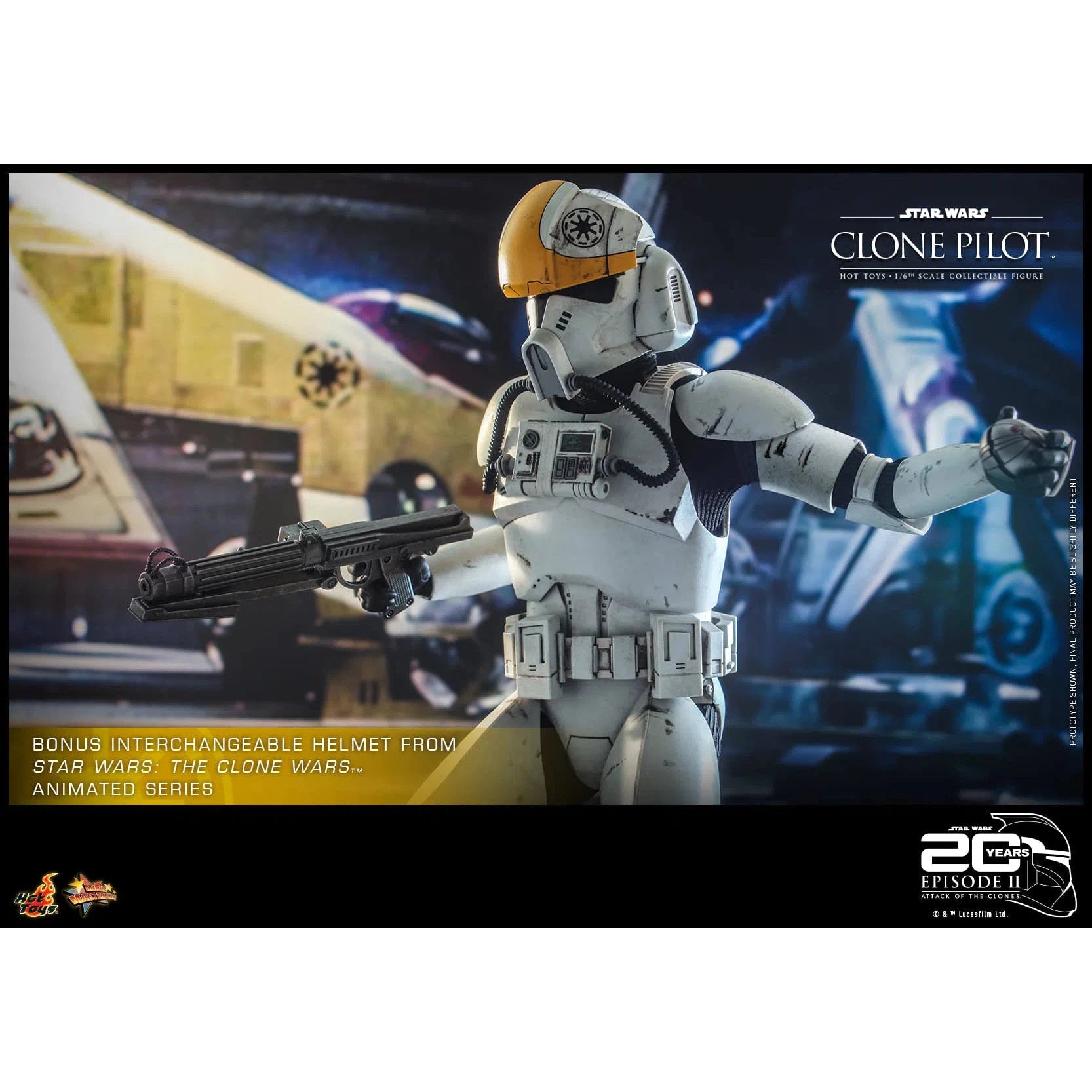 Clone Pilot: Star Wars: Attack Of The Clones: MMS648 Hot Toys