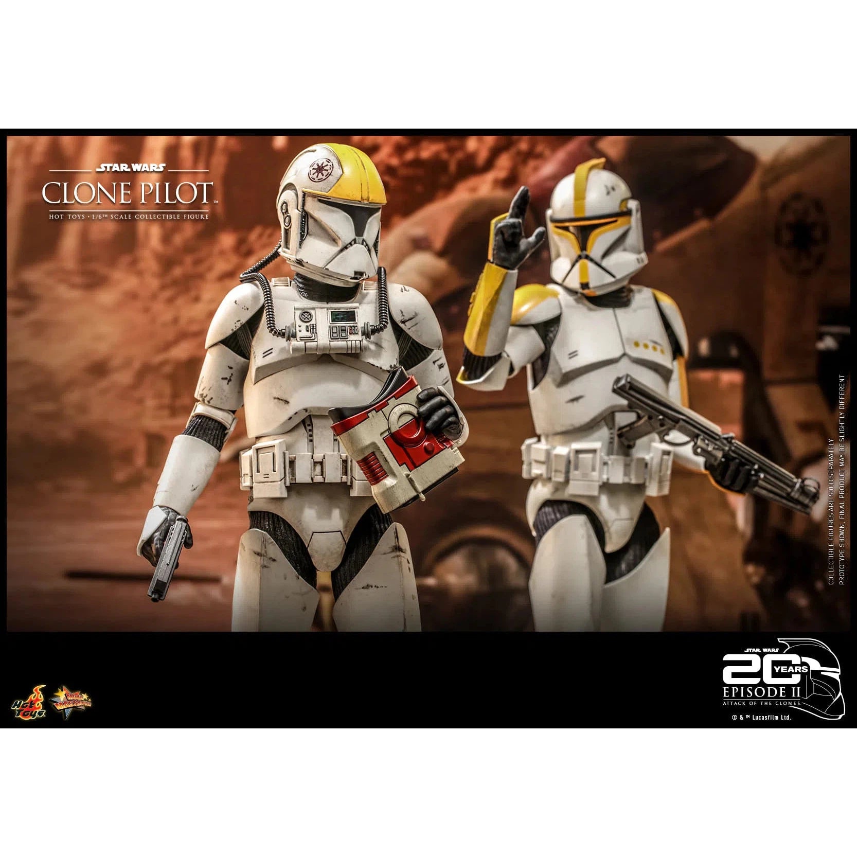 Clone Pilot: Star Wars: Attack Of The Clones: MMS648 Hot Toys