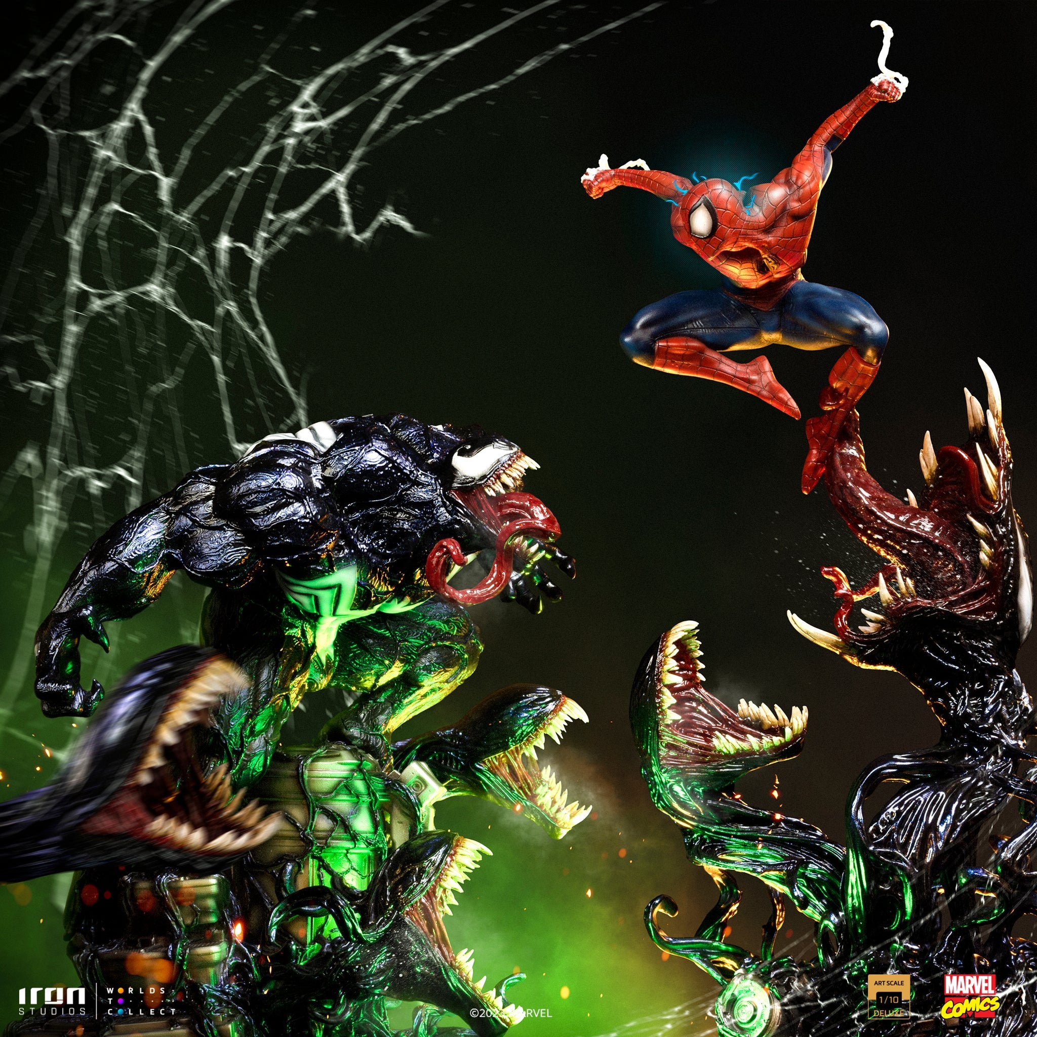 Spider-Man: Spider-Man Vs Villains: Deluxe: 1/10 Scale Statue: Iron Studios