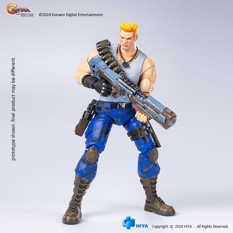Contra: Operation Galuga: Bill Rizer: Exquisite Basic: Action Figure - Hiya Toys Action Figures