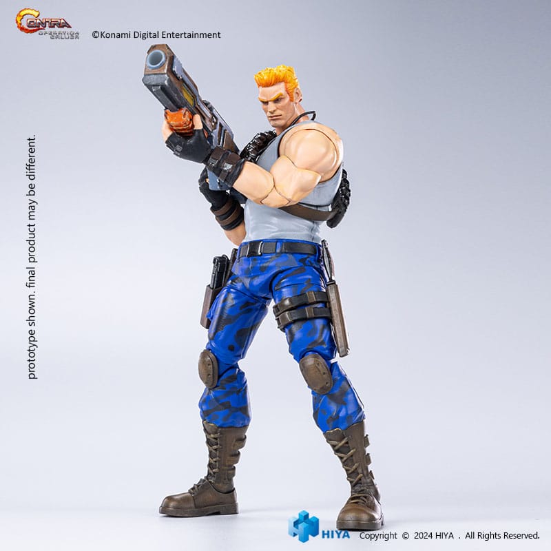 Contra: Operation Galuga: Bill Rizer: Exquisite Basic: Action Figure - Hiya Toys Action Figures