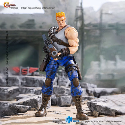 Contra: Operation Galuga: Bill Rizer: Exquisite Basic: Action Figure - Hiya Toys Action Figures