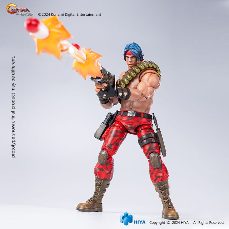 Contra: Operation Galuga: Lance Bean: Exquisite Basic: Action Figure - Hiya Toys Action Figures