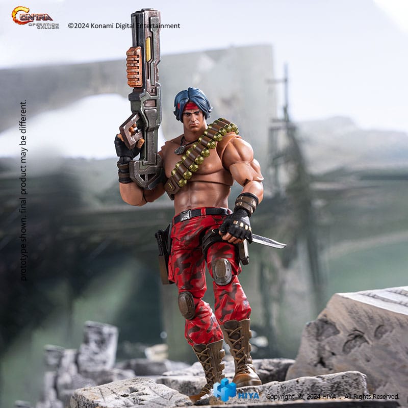 Contra: Operation Galuga: Lance Bean: Exquisite Basic: Action Figure - Hiya Toys Action Figures