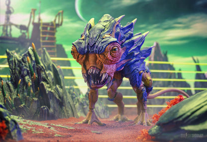 Cosmic Legions: OxKrewe Book One Thraxxon Action Figure Lowland Scapeback (Deluxe Creature) - Four Horsemen Action Figure