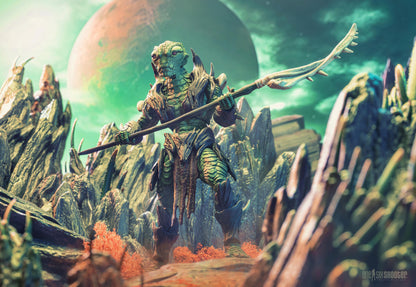 Cosmic Legions: OxKrewe Book One Thraxxon Action Figure Thraxxian Scout - Four Horsemen Action Figure