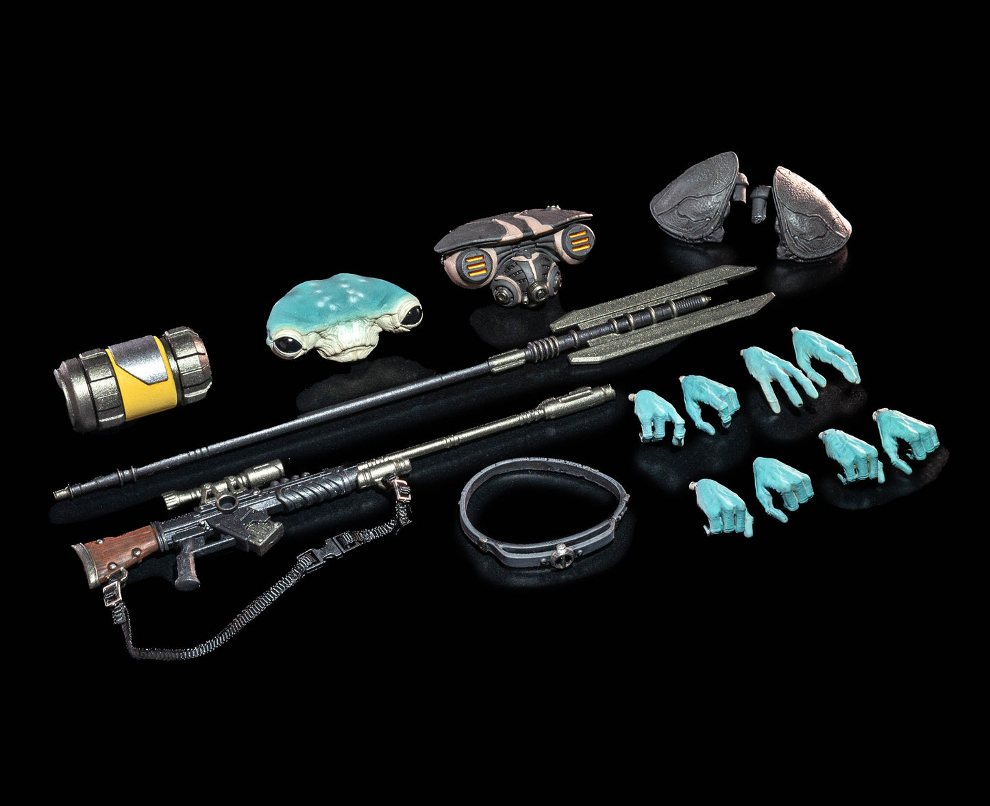 Cosmic Legions: OxKrewe Book Two Harrow Zone Action Figure AhgCha (Deluxe) - Four Horsemen Action Figure