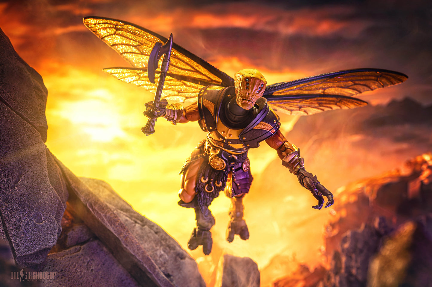 Cosmic Legions: OxKrewe Book Two Harrow Zone Action Figure Anthophilees - Four Horsemen Action Figure