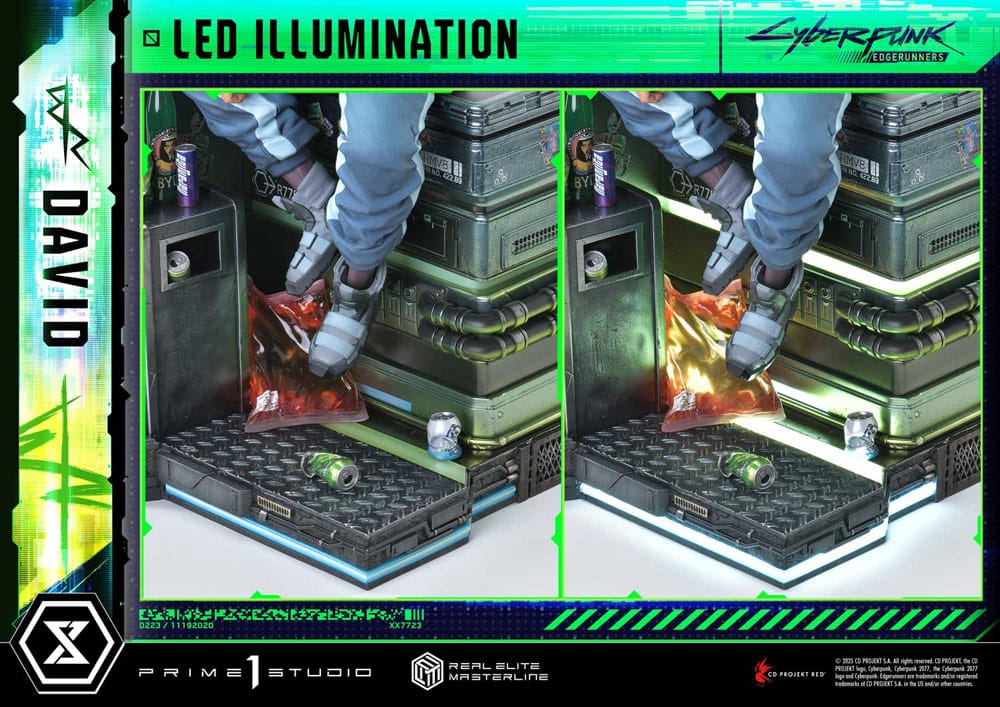 Cyberpunk: Edgerunners Real Elite Masterline Series Statue 1/4 David 5 - Prime 1 Studio Statues