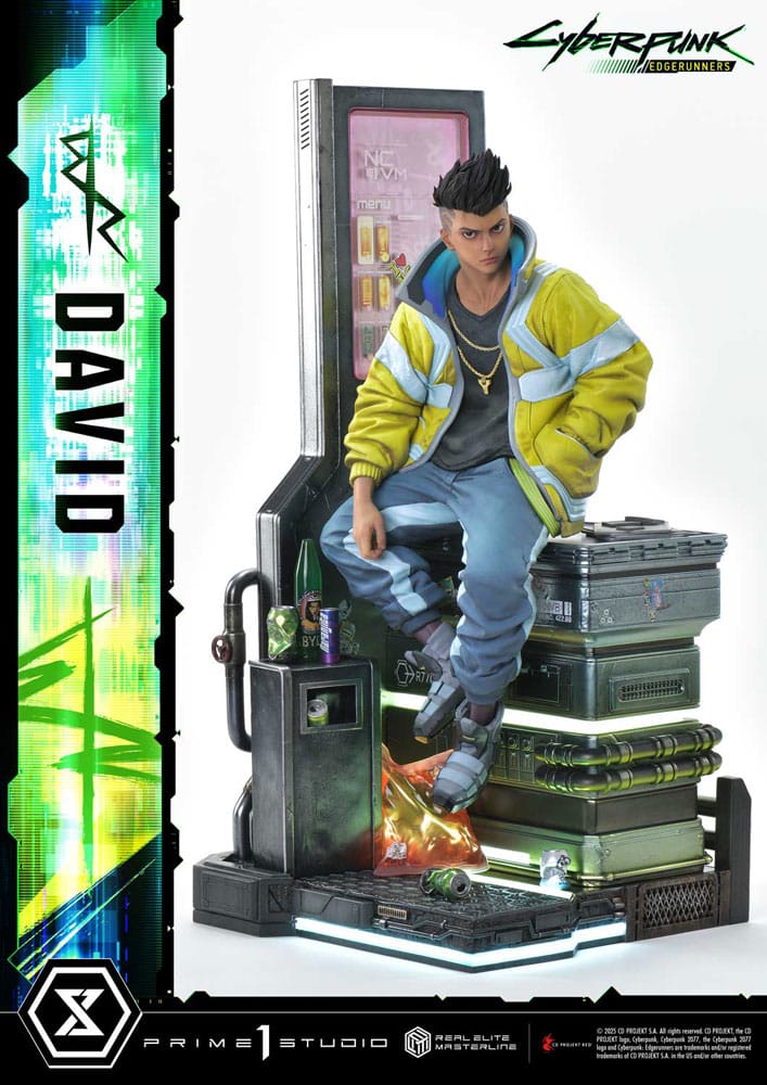 Cyberpunk: Edgerunners Real Elite Masterline Series Statue 1/4 David 5 - Prime 1 Studio Statues