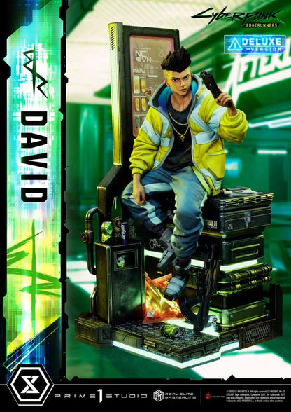 Cyberpunk: Edgerunners Real Elite Masterline Series Statue 1/4 David Deluxe Bonus Version 5 - Prime 1 Studio Statues