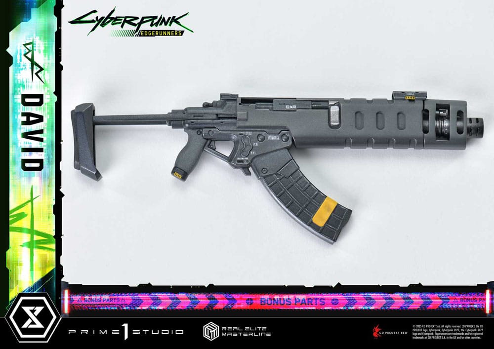 Cyberpunk: Edgerunners Real Elite Masterline Series Statue 1/4 David Deluxe Bonus Version 5 - Prime 1 Studio Statues