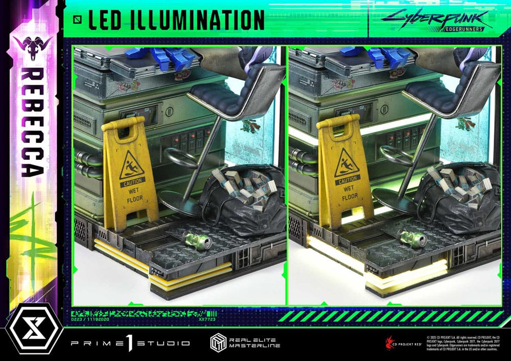 Cyberpunk: Edgerunners Real Elite Masterline Series Statue 1/4 Rebecca 54 cm - Prime 1 Studio Statues