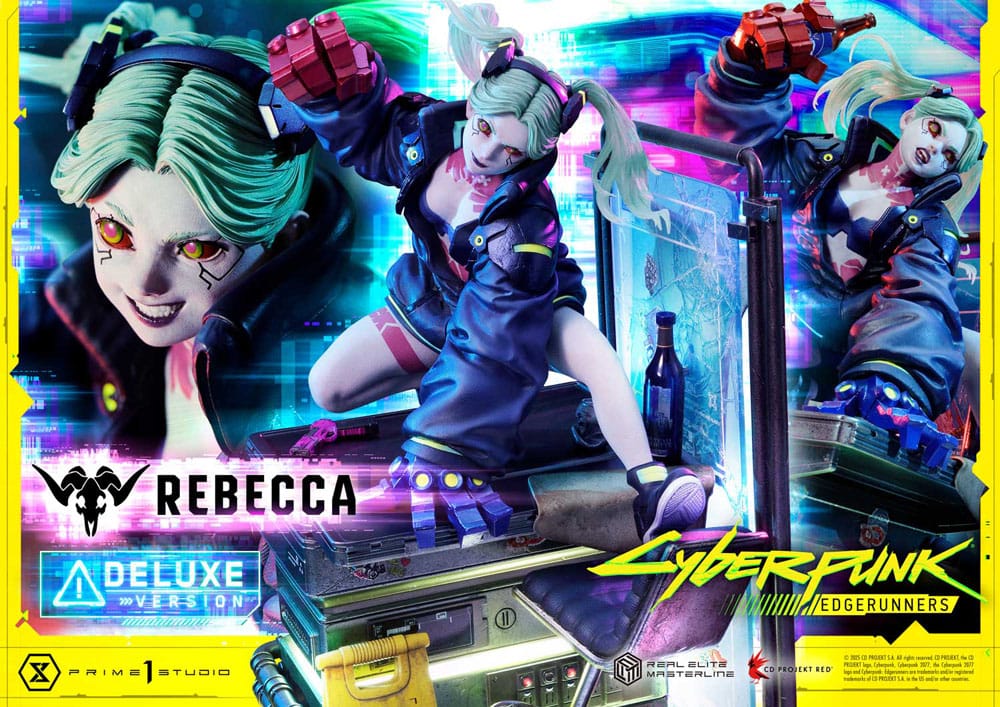 Cyberpunk: Edgerunners Real Elite Masterline Series Statue 1/4 Rebecca Deluxe Version 54 cm - Prime 1 Studio Statues