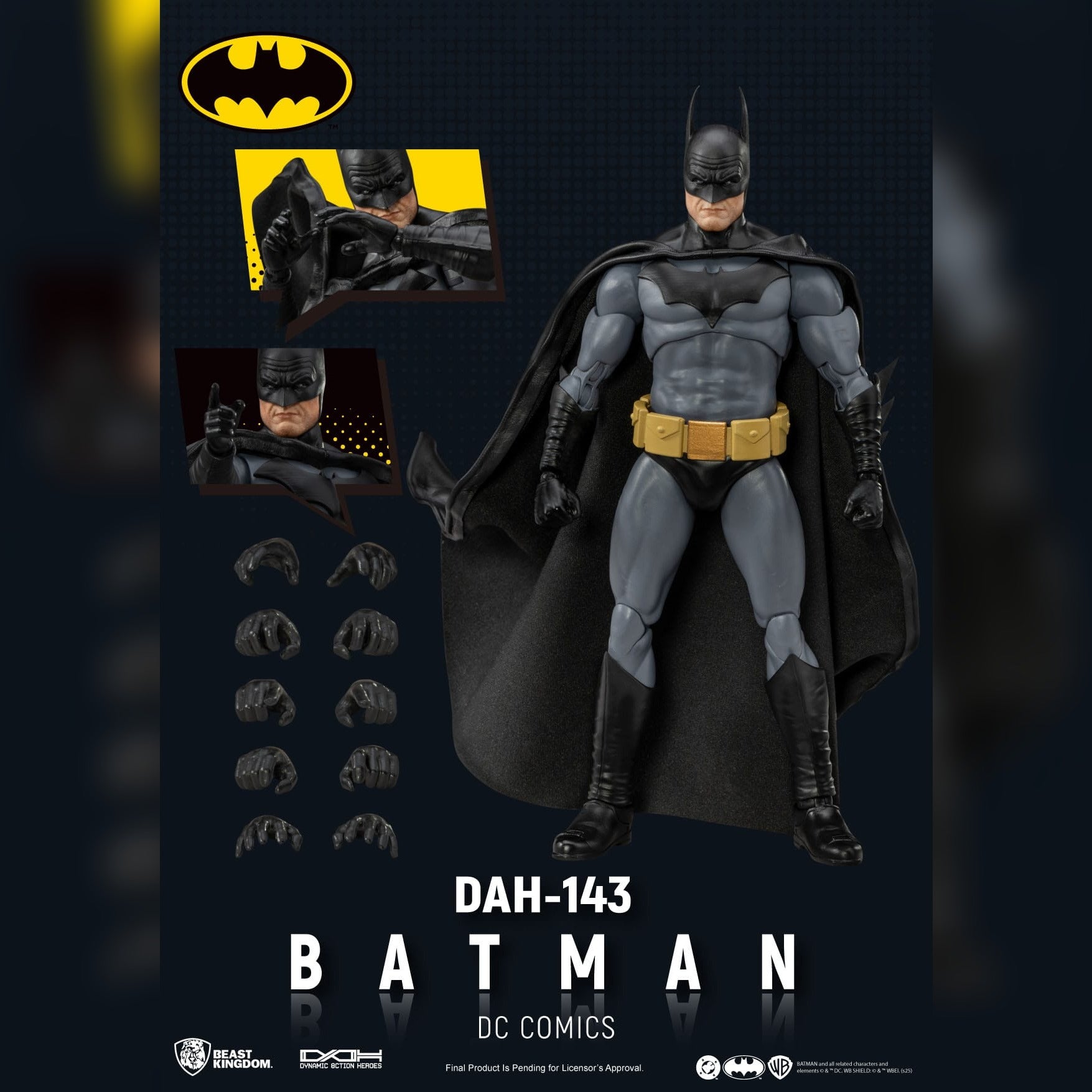 DC Comics: Batman: Dynamic 8ction Heroes: DAH-143: Action Figure: 21CM Beast Kingdom
